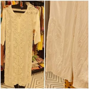 PRICE FIRM indian dress Chikankari. Lehenga. Saree. White dress